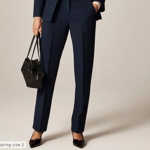 NWT J. Crew Kate Straight-Leg Pants in Navy